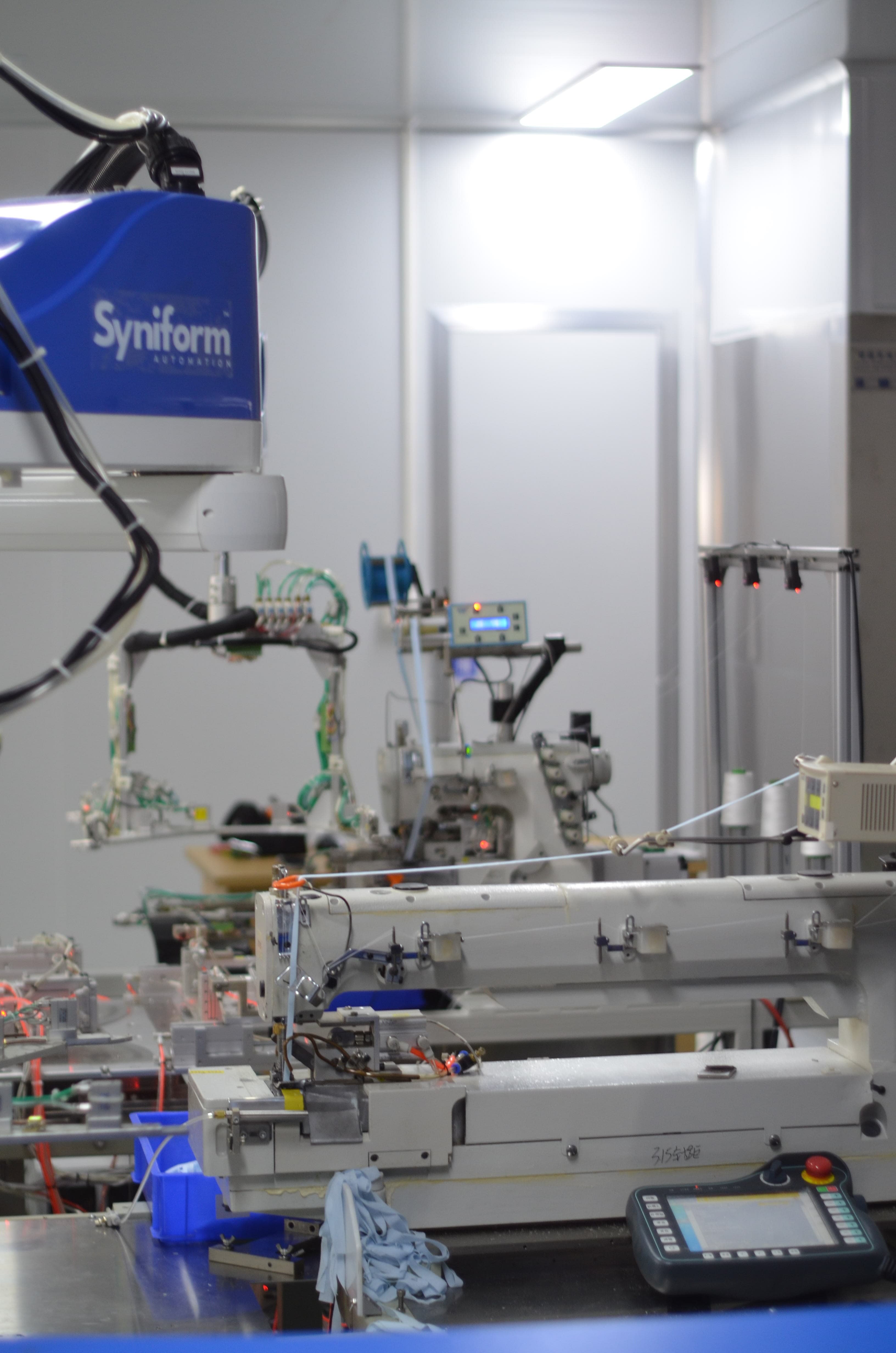 Syniform automated apparel production equipment